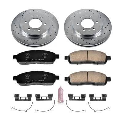 New Front Brake Disc And Pad Kit Compatible With Ford F-150 Platinum 8 Cyl 5.4L F-150 Xlt 8 Cyl 4.6L thumbnail 3