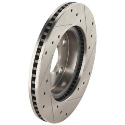 New Cross-Drilled And Slotted Brake Disc Compatible With Lexus Scion Toyota Rav4 Limited 4 Cyl 2.5L thumbnail 7
