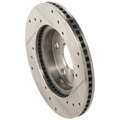 New Cross-Drilled And Slotted Brake Disc Compatible With Lexus Scion Toyota Rav4 Limited 4 Cyl 2.5L thumbnail 13