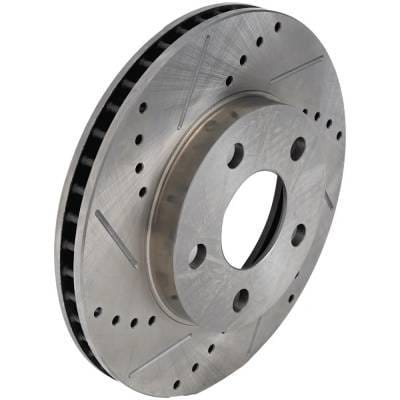 New Cross-Drilled And Slotted Brake Disc Compatible With Chevrolet Oldsmobile Pontiac Grand Am Se 4 thumbnail 5
