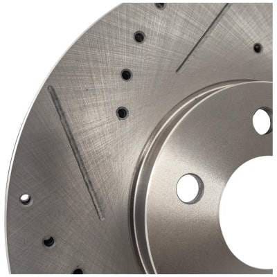 New Cross-Drilled And Slotted Brake Disc Compatible With Chrysler Pt Cruiser Couture Edition 4 Cyl thumbnail 13
