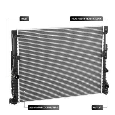 Engine Radiator Compatible With 2016-2019 Bmw 2.0L 3.0L I4 Ea888 Ea837/Ea839 Audi Audi 349Hp thumbnail 3