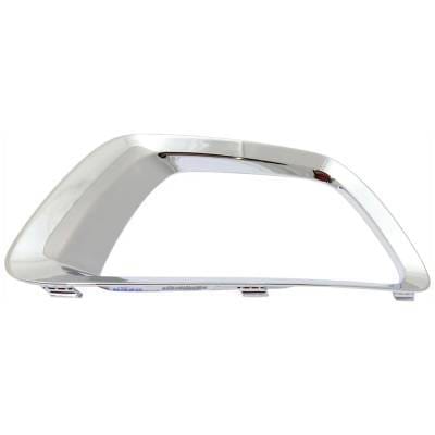 New Chrome Fog Light Trim Compatible With Chevrolet Colorado Wt 4 Cyl 2.5L Colorado Lt 4 Cyl 2.5L