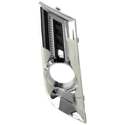 New Chrome Fog Light Trim Compatible With Gmc Terrain Slt 4 Cyl 2.4L Terrain Denali 4 Cyl 2.4L thumbnail 3