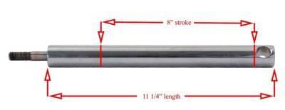 Snow Plow Hydraulic Lift Cylinder Ram Compatible With Meyer E-58H E-78 E-88 Power Unit 8-Inch Stroke thumbnail 5