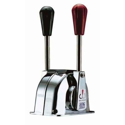 Twin Lever Marine Control Compatible With 1975-Present Boats Throttle Clutch Tc Control Equivalent
