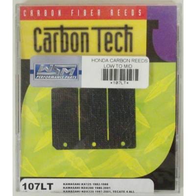 Carbon Fiber Low Tension Reed Valve Petals Compatible With Honda Cr250r 1978-1987 1999-2001 Atc250r