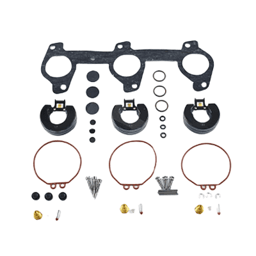 New Carburetor Kits Compatible With Yamaha 3 Cyl 2.834 Bore 60-70Hp 1984-1991 3 Cyl 2.834 Bore 60Hp