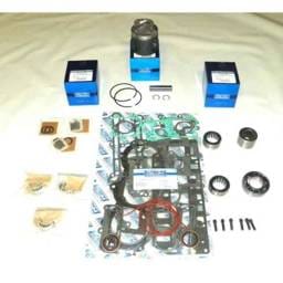 New .010 Over 3.385" Powerhead Rebuild Kit Compatible With Chrysler / Force 3 Cyl 3.375 Bore Top