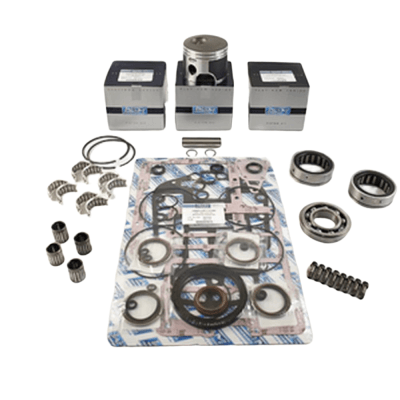 New .020 Over 3.620" Powerhead Rebuild Kit Compatible With Johnson/Evinrude 4 Cyl 3.600 Bore E-Tec