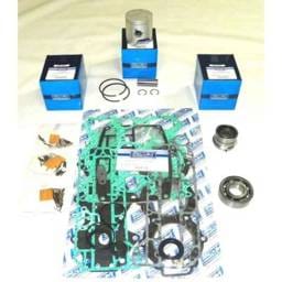 New .040 Over Powerhead Rebuild Kit Compatible With Yamaha 3 Cyl 2.834 Bore 60-70Hp 1984-2008 3 Cyl