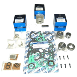 New .015 Over 3.007" Powerhead Rebuild Kit Compatible With Mercury 3 Cyl Bigfoot 60Hp 1997-2004 By