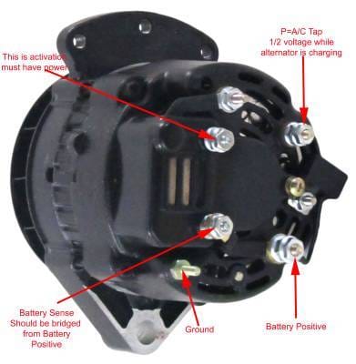 New Alternator Compatible With Bayliner Marine Various Models 8Mr2022k 10-223 10-272 M1992527