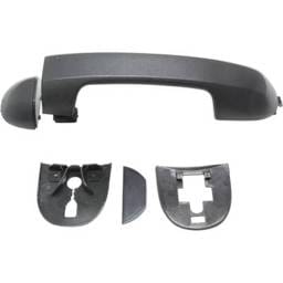 Front Or Rear Driver Side Exterior Door Handle Compatible With 2010-2013 Ford Transit Textured Black