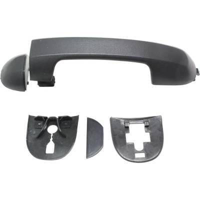 Front Or Rear Driver Side Exterior Door Handle Compatible With 2010-2013 Ford Transit Textured Black