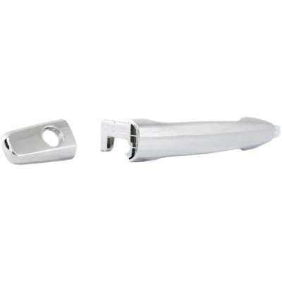 Front Driver Side Exterior Door Handle Compatible With 2008-2017 Mitsubishi Lancer Chrome Without thumbnail 5
