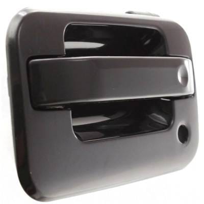 Front Left (Driver Side) Exterior Door Handle Compatible With 2004-2014 Ford F-150 Smooth Black With thumbnail 5