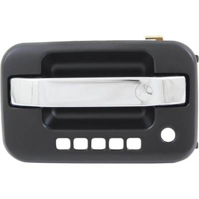 Front Left (Driver Side) Exterior Door Handle Compatible With 2009-2022 Ford F-150 Chrome Lever With