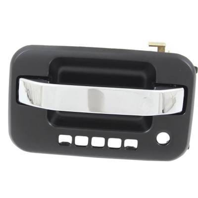 Front Left (Driver Side) Exterior Door Handle Compatible With 2009-2022 Ford F-150 Chrome Lever With thumbnail 7
