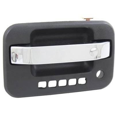 Front Driver Side Exterior Door Handle Compatible With 2009-2022 Ford F-150 Chrome Lever Textured thumbnail 3