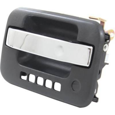 Front Driver Side Exterior Door Handle Compatible With 2009-2022 Ford F-150 Chrome Lever Textured thumbnail 5