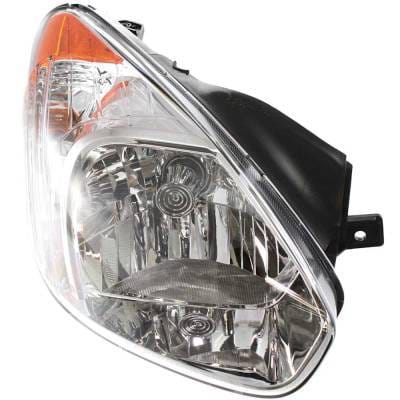 Headlight Compatible With 2006 Hyundai Accent 1.6L I4 G4ed Right Passenger Side Halogen H100187 thumbnail 3