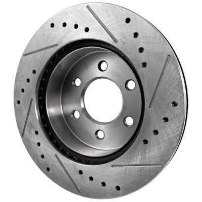New Cross-Drilled Brake Disc Compatible With Dodge Dakota Base 6 Cyl 3.9L Dakota Sport 4 Cyl 2.5L thumbnail 5