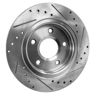 New Cross-Drilled Brake Disc Compatible With Chrysler Dodge Grand Caravan Crew 6 Cyl 3.6L Grand thumbnail 7
