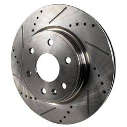 New Cross-Drilled Brake Disc Compatible With Buick Chevrolet Gmc Enclave Premium 6 Cyl 3.6L Acadia