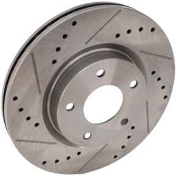 New Cross-Drilled Brake Disc Compatible With Nissan Altima S 6 Cyl 3.5L Altima Se 4 Cyl 2.5L Altima