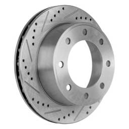 New Cross-Drilled Brake Disc Compatible With Ford Excursion Xlt 8 Cyl 7.3L Excursion Limited 8 Cyl