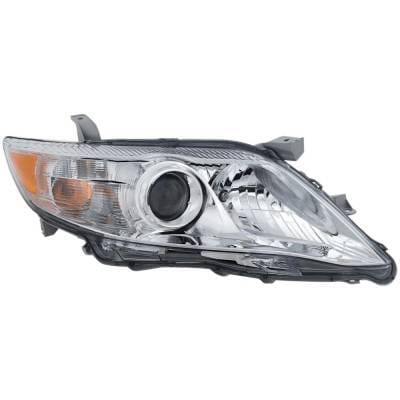 Headlight Compatible With 2010-2011 Toyota Camry 2.4L 3.5L I4 Right Passenger Side Halogen