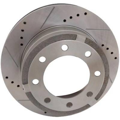 New Cross-Drilled Brake Disc Compatible With Ford F-250 Super Duty Platinum 8 Cyl 6.7L F-250 Super thumbnail 5