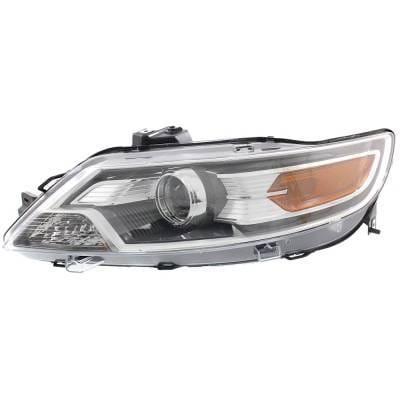 Headlight Compatible With 2010-2012 Ford Taurus 3.5L 2.0L V6 Left Driver Side Halogen Repf100118q