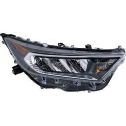Headlight Compatible With 2019-2021 Toyota Rav4 2.5L I4 A25a-Fks A25a-Fxs Right Passenger Side Led
