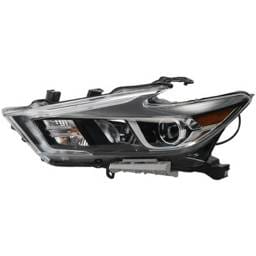 Headlight Compatible With 2016-2018 Nissan Maxima 3.5L V6 Vq35de Left Driver Side Halogen