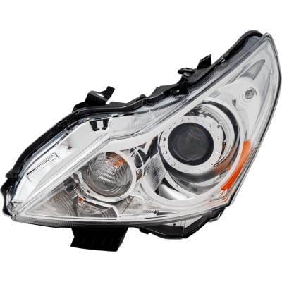 Headlight Compatible With 2010-2013 Infiniti G37 G25 3.7L V6 Vq37vhr Left Driver Side Halogen