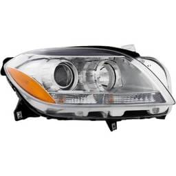 Headlight Compatible With 2012-2015 Mercedes-Benz Ml350 Ml550 Ml63 Amg Ml250 Ml400 3.5L 3.0L V6 M276