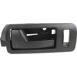 Front Driver Side Interior Door Handle Compatible With 2005-2014 Ford Mustang Black With Lock Button