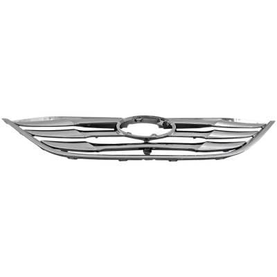 New Chrome Grille Assembly Compatible With Hyundai Sonata 2.0T Limited 4 Cyl 2.0L Sonata Gl 4 Cyl thumbnail 9