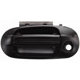 Front Driver Side Exterior Door Handle Compatible With 2003-2017 Ford Expedition Smooth Black With