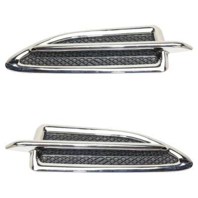 New Pair Of Fender Molding Compatible With Ford Escape Sel Escape Titanium 2014 For Models With