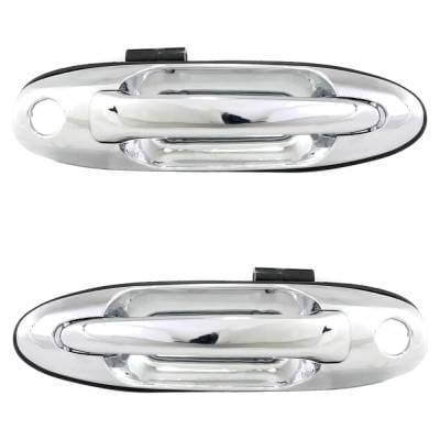 Front Driver And Passenger Side Exterior Door Handle Compatible With 2001-2007 Toyota Sequoia Toyota