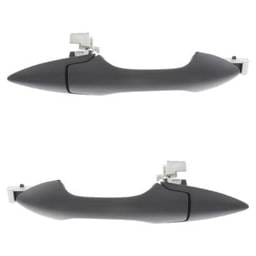 Front Driver And Passenger Side Exterior Door Handle Compatible With 2005-2010 Honda Odyssey Primed