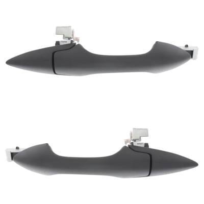 Front Left And Right Exterior Door Handle Compatible With 2005-2010 Honda Odyssey Primed Paintable