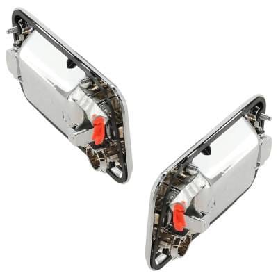 Front Driver And Passenger Side Exterior Door Handle Compatible With 2003-2009 Hummer H2 Chrome With thumbnail 13
