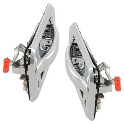 Front Driver And Passenger Side Exterior Door Handle Compatible With 2003-2009 Hummer H2 Chrome With thumbnail 15