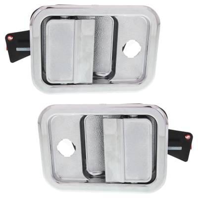 Front Left Driver And Right Passenger Exterior Door Handle Compatible With 2003-2014 Freightliner