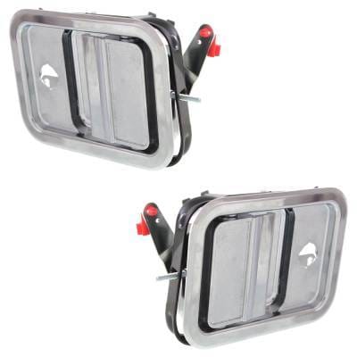 Front Driver And Passenger Side Exterior Door Handle Compatible With 1991-2009 Freightliner Fl112 thumbnail 3