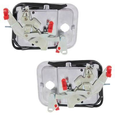 Front Driver And Passenger Side Exterior Door Handle Compatible With 1991-2009 Freightliner Fld112 thumbnail 9